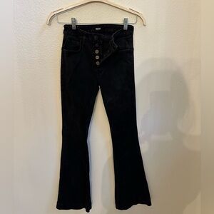 HUDSON black flared jeans